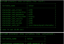 配置 mariadb 以防止乱码 配置 mariadb 以防止乱码