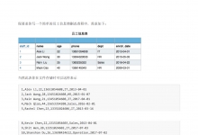 Python第十七天 ：员工信息表